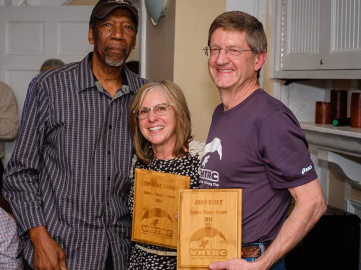 Stephanie Danahy and John Stacy with James Moore