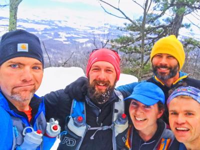 Group shot on the east ridge of the Massanuttens