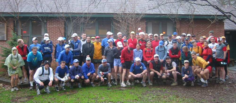 Group shot before the start of the 2004 Ponga Craka 50 km