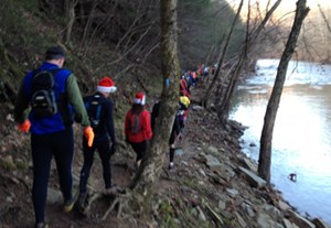 Runners below Hemlock Overlook