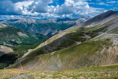 Mt. Antero and its trails, which the runners climb and descend early in the race