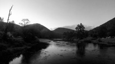 Slate Run at sunset