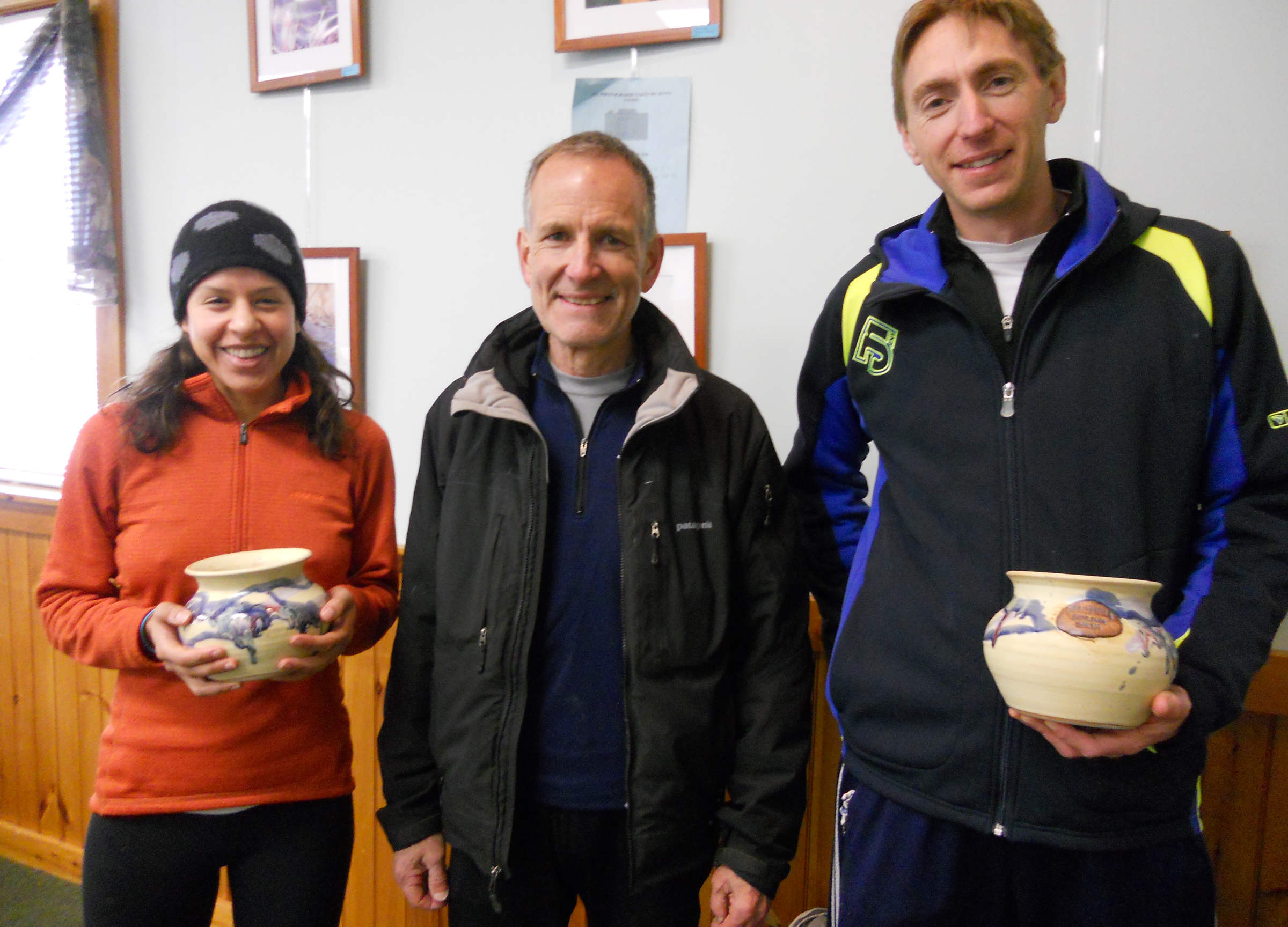 RD Alan Gowen with winners Gaby Gorman and Olivier Leblond