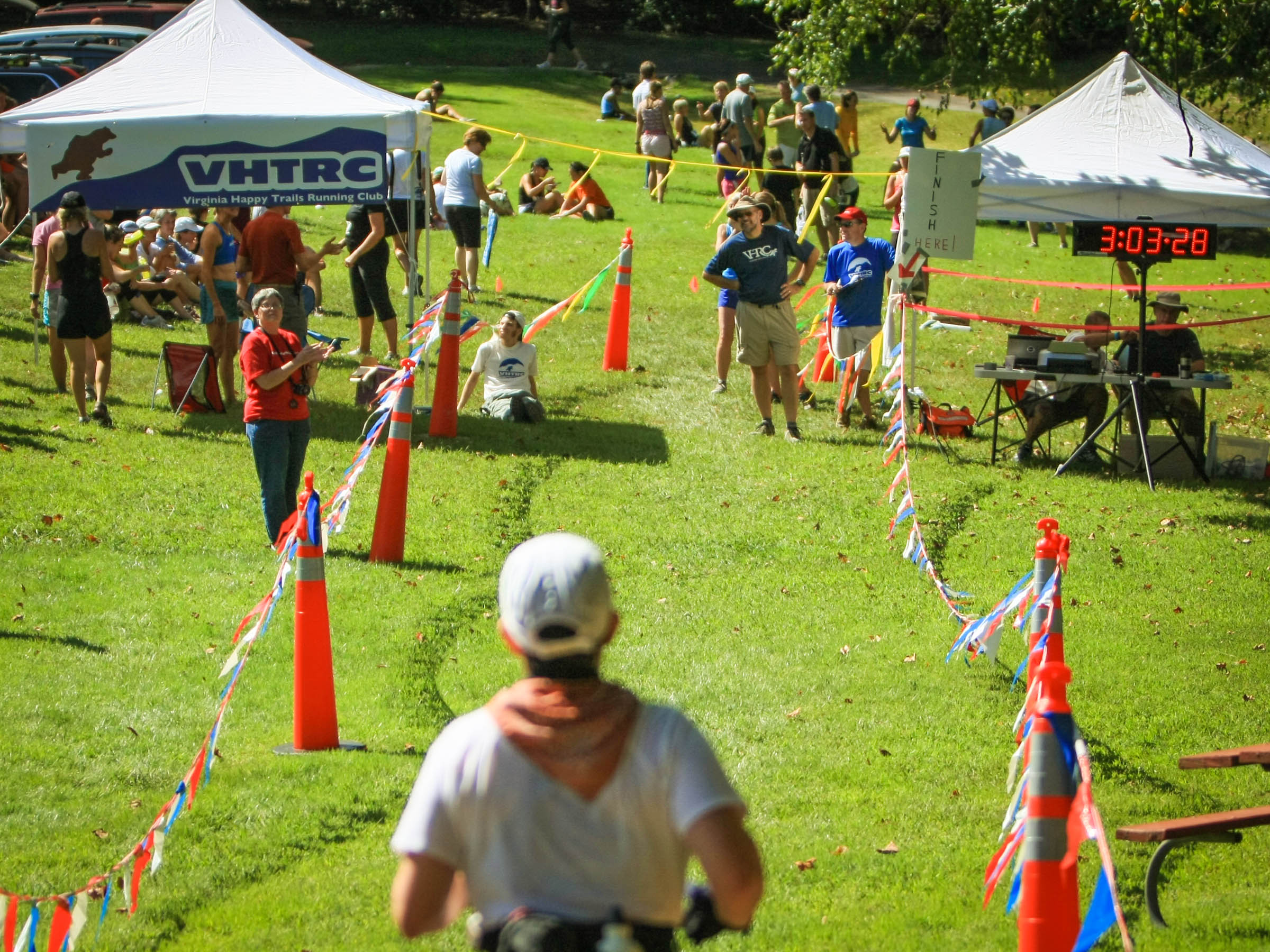 Finishing the Women’s Half Marathon